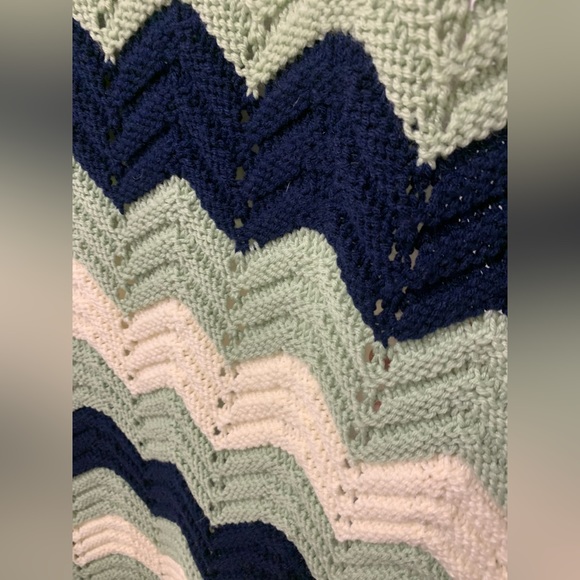 New boho Afghan crochet blanket throw - Picture 3 of 5